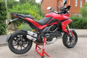 abba Superbike Stand on Ducati Multistrada 1200