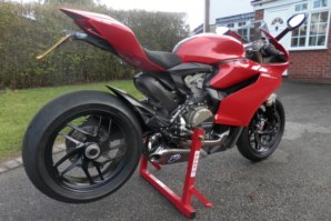 abba Paddock Stand on Ducati Panigale