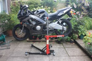 CBR600 on abba Sky Lift (Horizontal position)